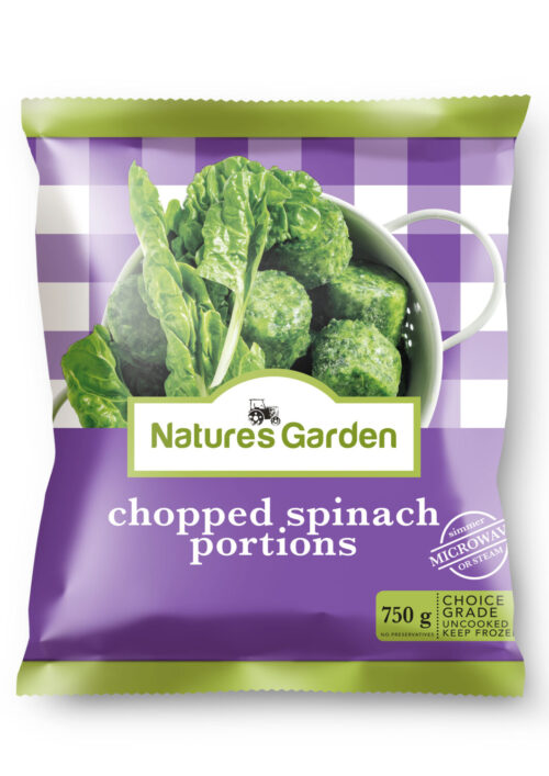 Chopped Spinach Portions