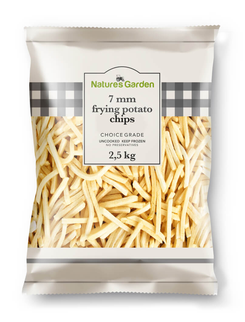 7 mm frying potato chips