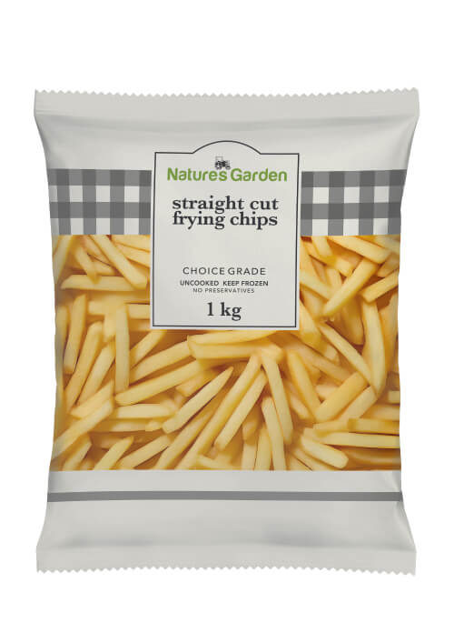 Straight 10mm Cut Frying Chips 1kg